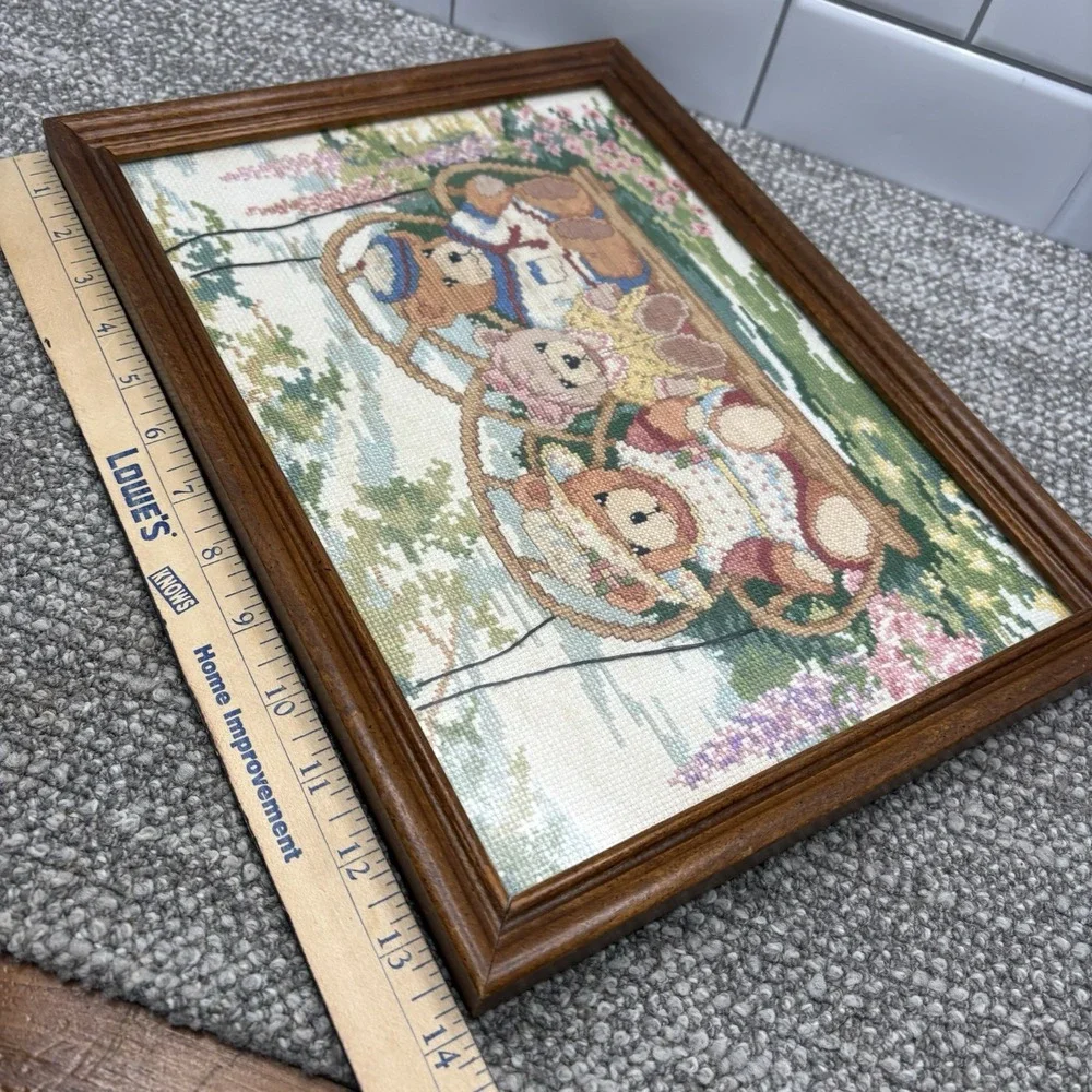 N/A bear embroidered